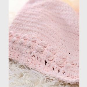 Blush Bobble Blanket